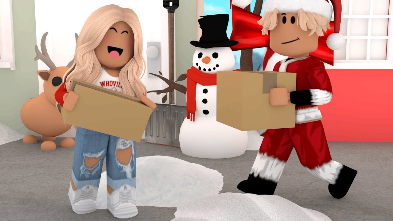 MOVING TO OUR *NEW* APARTMENT FOR CHRISTMAS! | Roblox Bloxburg Family ...