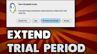 How To Extend Trial Period For Any Software [30 second tutorial]