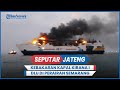 Kebakaran Kapal Kirana I DLU di Perairan Semarang Tugboat Lakukan Evakuasi