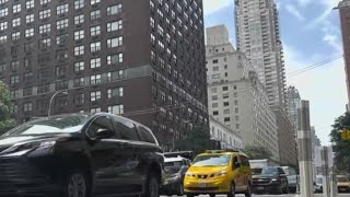 Traffic lights slowed down on this NYC avenue