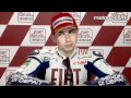 Jorge Lorenzo interview after the Valencia GP