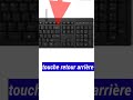 comment effacer avec le clavier