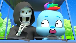 Becareful Grim Reaper Secret Life Of Stuff Fruits Doodles Animation 3D Cute Food Talking Things