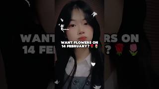 Want flowers on14 February #bts#aesthetic#shortsfeed  #lyrics#edit#fypviral#twitch#edit#viralshorts