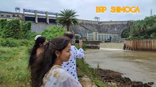 The Bhadra Dam or Lakkavalli Dam BRP shimoga