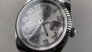 Rolex Datejust Roulette Date Concentric Dial 116234 Rolex Watch Review