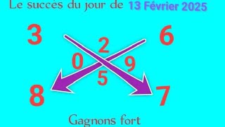 LA CROIX DU JOUR DE 13 FÉVRIER 2025 et LE CALCUL DES PIONS FORT POUR GAGNER AU LOTTO