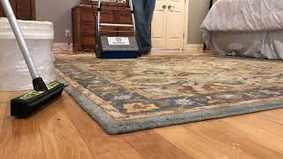 Rug cleaning with ETI’s multi-surface machine