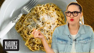 Super CHEESY Cacio e Pepe Noodles with my little SECRET ingredient 🤫| Marion's Kitchen