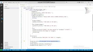 Oasis Infobyte Java Development Internship | Task 2 - Number Guessing Game