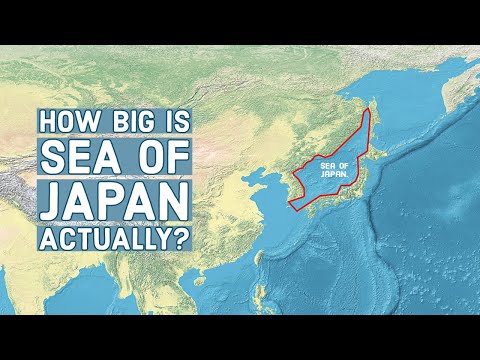 What seas are around Japan?