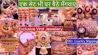 Exclusive Polki, Kundan, AD, Brass \u0026 Moissanite Jewellery Collection 2024 | Premium Bridal Jewellery