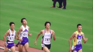 群馬県高校新人陸上2016 男子1500m決勝