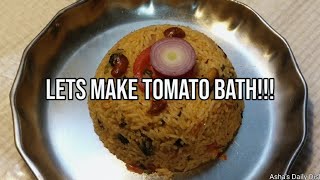 TOMATO BATH RECIPE!!!✨ #food #recipe || Asha's Daily Dish✨