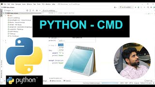 Easiest method - How to write & run python witout any softwares #CMD # Notepad #Basics