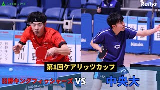 【ダイジェスト】中央大学vs日野キングフィッシャーズ｜第1回ケアリッツカップ1回戦