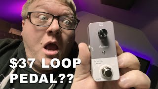 $37 looper from Asmuse?? Can a cheap pedal work well? Kind of, yes!!
