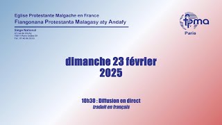 [ Culte ] Dimanche 23 février 2025