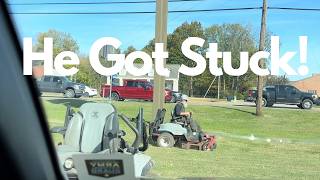 Rusty Got Stuck! | Doin' a Little Shoppin' and Cookin' | #thanksgiving #cooking #mower