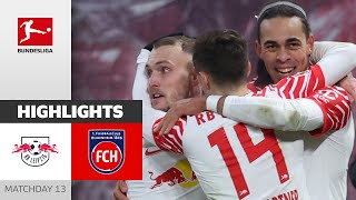 Close Home Win | RB Leipzig - 1. FC Heidenheim 2-1 | Highlights | Matchday 13 – Bundesliga 2023/24