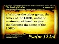 the book of psalms psalm 122 bible book 19 the holy bible kjv read along audio video text