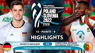 Moritz Reichert vs Christian Arthur Voukeng Mbativou | Germany vs Cameroon | World Championship 2022