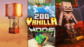TOP 200 Vanilla+ Minecraft Mods For 1.20.4 / 1.20 | Ep. 1 (2024) [Forge/Fabric]