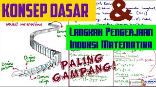 KONSEP DASAR INDUKSI MATEMATIKA - Langkah Pengerjaan dan Contoh Soal sederhana