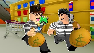 ROBLOX: VELHOTE E NOVOTE VIRARAM LADRÕES POR UM DIA!!