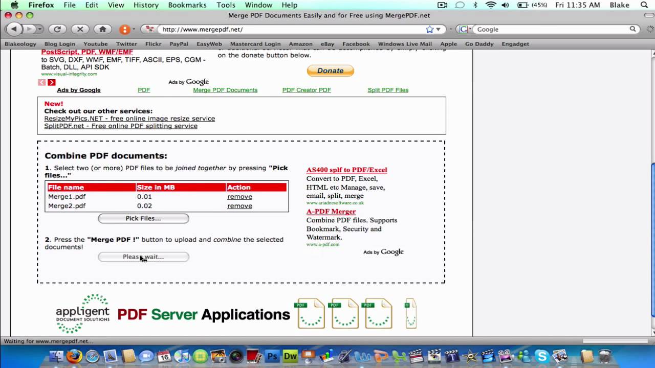 Merging Pdf Files Youtube