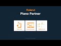 roland piano partner ipad app overview