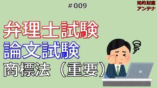 弁理士試験　論文試験　商標法の重要だと思うテーマについて話してみた