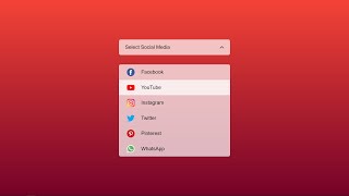 How To Make Select Menu Design Using HTML CSS And JavaScript | Custom Select Box Design