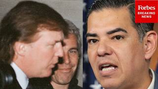 'He Has Not Been Exonerated': Robert Garcia Demands Trump Answer Questions About Epstein Links