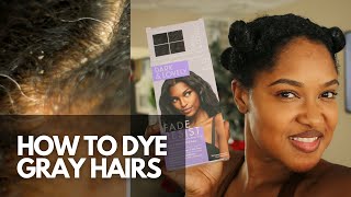 HOW TO DYE GRAY HAIRS