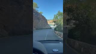 The road to Cala d'Hort on the western seaboard of Ibiza