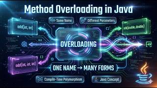 Method Overloading in Java 🚀| Compile Time Polymorphism Explained