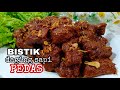 BISTIK DAGING SAPI PEDAS | DAGINGNYA EMPUK DAN BUMBUNYA MERESEP