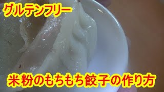 もちもち餃子の作り方（米粉餃子）グルテンフリー