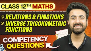 MATHS Competency-Based Questions! ⚡ Class 12th Boards 🔥