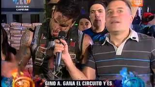 Esto es Guerra - Gino Assereto  dedicó su triunfo a Jazmin -  04-11-2015