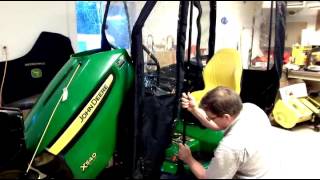 John Deere X540 - LP36741 Weather Enclosure Installation