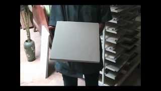 Experiment of Geopolymer bonded Ceramic Tile.wmv