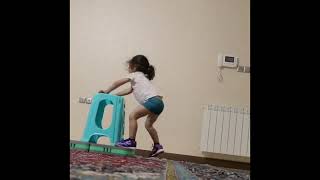 Little kid trying to jump on stool|720p full hd (720×1280)|kp official YouTuber