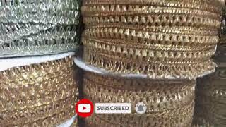 Indian gota lace for dupatta | Indian lace for dupatta  |indian fancy lace | romy lace