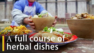 A full course of herbal dishes | DO-ING documentary | CHI-ENG sub