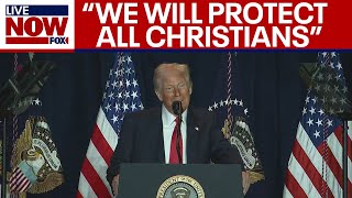 President Trump speaks on religion, hostage release and assassination attempt