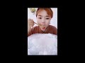 eating ice asmr her crunchy white ice❄️ 吃冰 ｜ 얼음 먹기 ｜ 氷を食べる