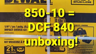 New Dewalt DCF 840 Unboxing!