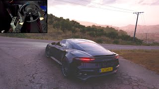 Aston Martin DBS Superleggera - Forza Horizon 5 | Steering Wheel Gameplay